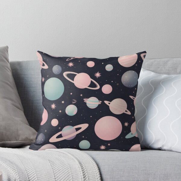 Item preview, Cute  Retro Space Pattern with Planets and Flowers designed and sold by hjian8219.