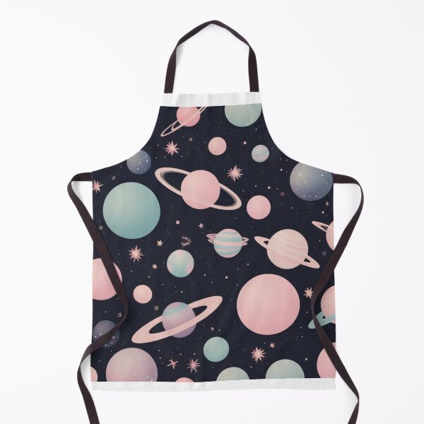 Item preview, Cute Retro Space Pattern with Planets and Flowers designed and sold by hjian8219.
