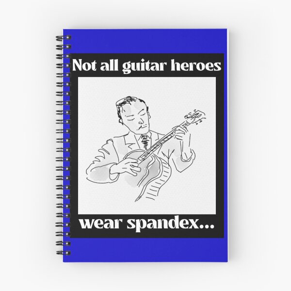 Item preview, Not all guitar heroes wear spandex... designed and sold by zeleartist.