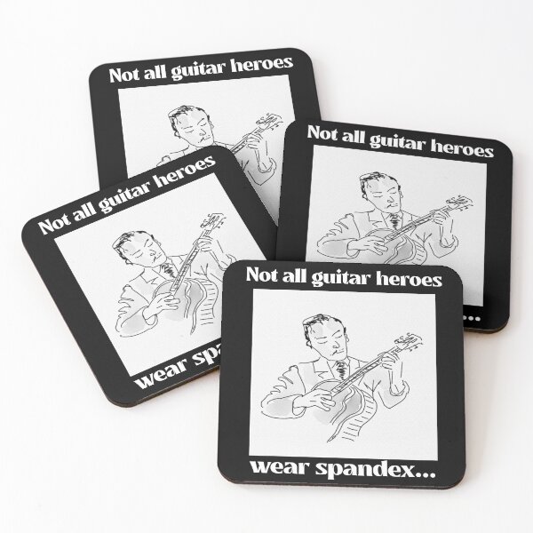 Item preview, Not all guitar heroes wear spandex... designed and sold by zeleartist.