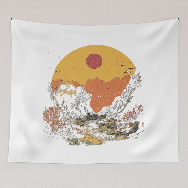 Item preview, Mysterious Skull in Autumn Landscape designed and sold by Geek-Attitude.