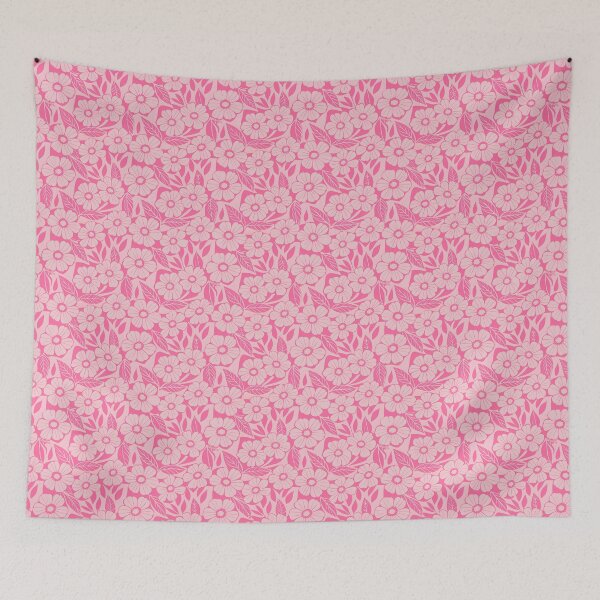 Item preview, Pink Flowers Pattern designed and sold by CraftyBloom.
