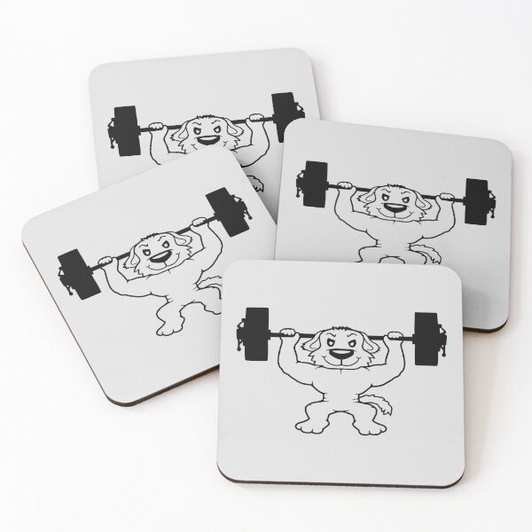 Item preview, Dog Bodybuilder Strong Muscles Gym Weightlifting designed and sold by shirt-o-mat.