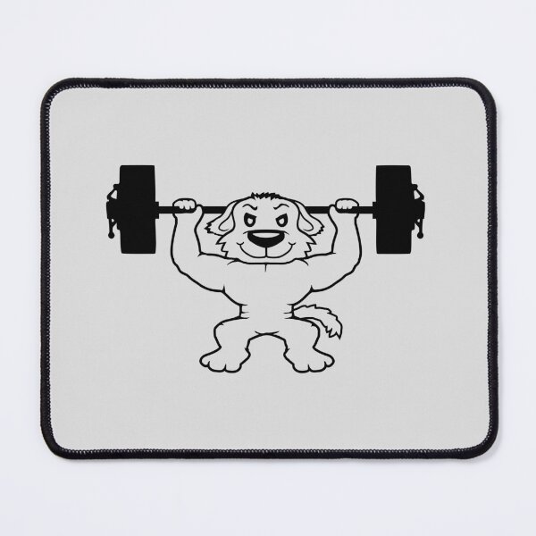 Item preview, Dog Bodybuilder Strong Muscles Gym Weightlifting designed and sold by shirt-o-mat.