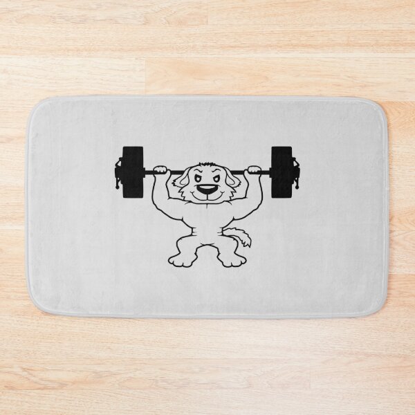 Item preview, Dog Bodybuilder Strong Muscles Gym Weightlifting designed and sold by shirt-o-mat.