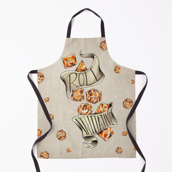 Item preview, DnD Roll Initiative (orange) designed and sold by RetroCoven.