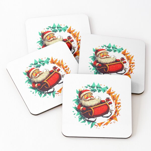 Item preview, Christmas Santa Claus , Festive Holiday , Santa Claus Graphic , Colorful Christmas , Holiday Gif designed and sold by Indyadizine.