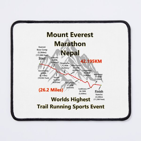 Item preview, Mount Everest Marathon, Nepal. Worlds Highest Trail Running Event. designed and sold by Oaks Creations.