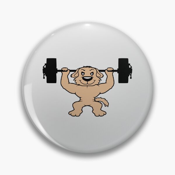 Item preview, Dog Bodybuilder Strong Muscles Gym Weightlifting designed and sold by shirt-o-mat.