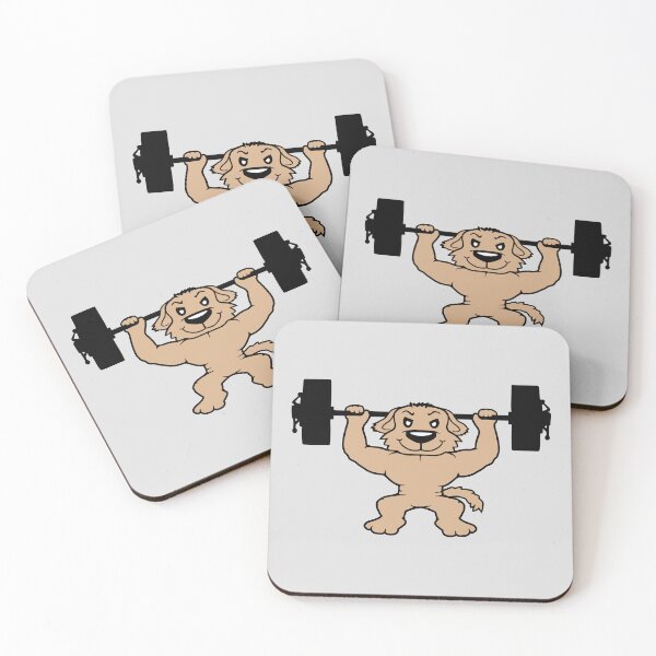 Item preview, Dog Bodybuilder Strong Muscles Gym Weightlifting designed and sold by shirt-o-mat.