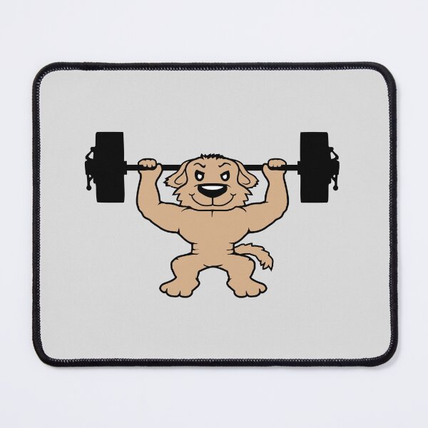 Item preview, Dog Bodybuilder Strong Muscles Gym Weightlifting designed and sold by shirt-o-mat.