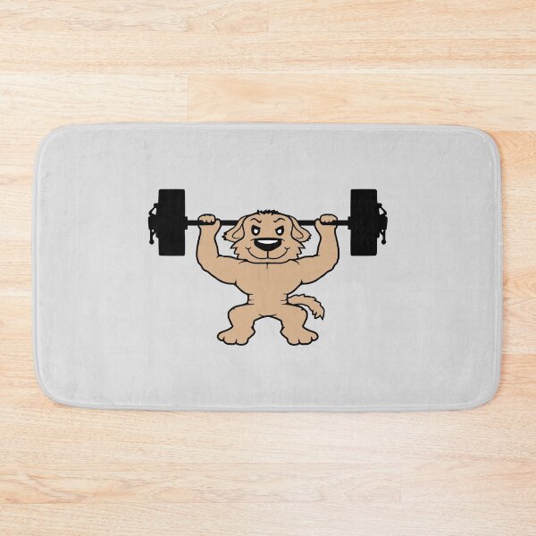 Item preview, Dog Bodybuilder Strong Muscles Gym Weightlifting designed and sold by shirt-o-mat.
