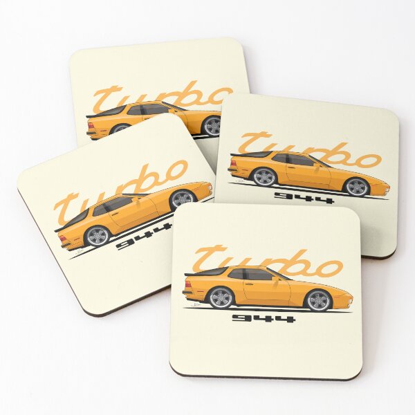 Item preview, Copy of Porsche 944 turbo retro Black Illustration designed and sold by blackdogshop.