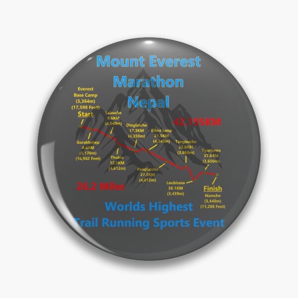 Item preview, Mount Everest Marathon, Nepal. Worlds Highest Trail Running Event. designed and sold by Oaks Creations.