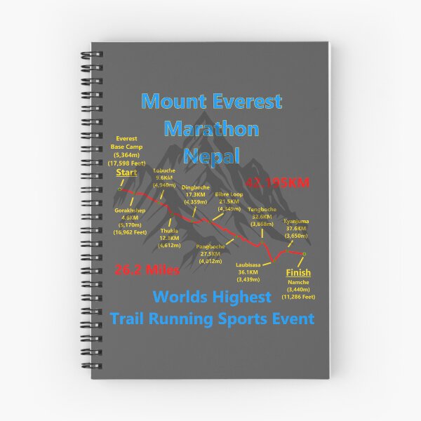 Item preview, Mount Everest Marathon, Nepal. Worlds Highest Trail Running Event. designed and sold by Oaks Creations.
