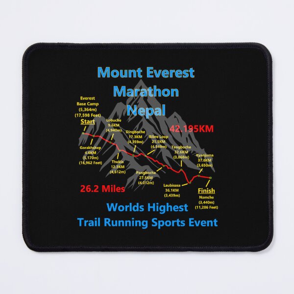 Item preview, Mount Everest Marathon, Nepal. Worlds Highest Trail Running Event. designed and sold by Oaks Creations.
