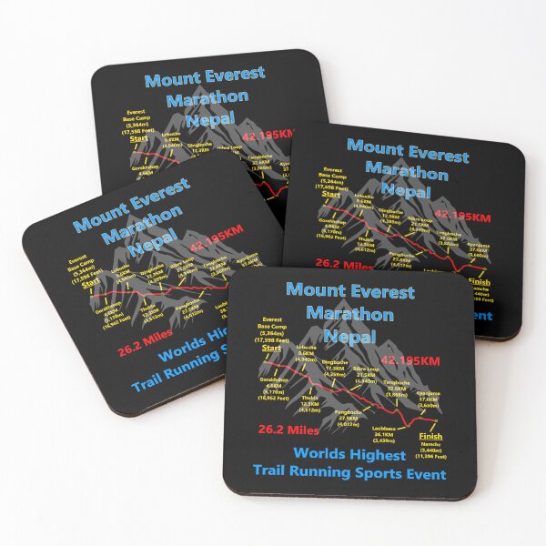 Item preview, Mount Everest Marathon, Nepal. Worlds Highest Trail Running Event. designed and sold by Oaks Creations.