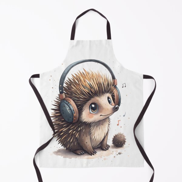 Item preview, Cool kawaii Echidna wearing headphones designed and sold by glenwith1na.