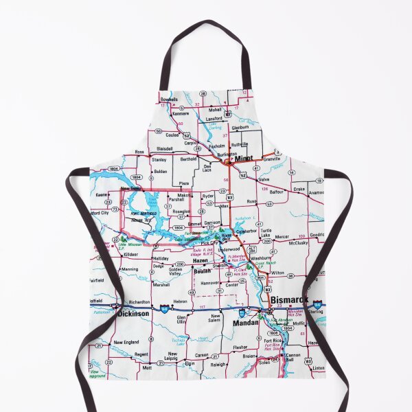 Item preview, North Dakota Roadmap designed and sold by Havocgirl.