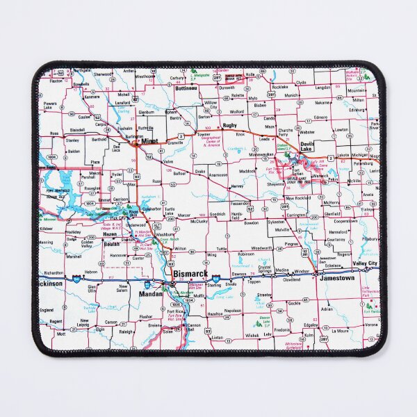 Item preview, North Dakota Roadmap designed and sold by Havocgirl.