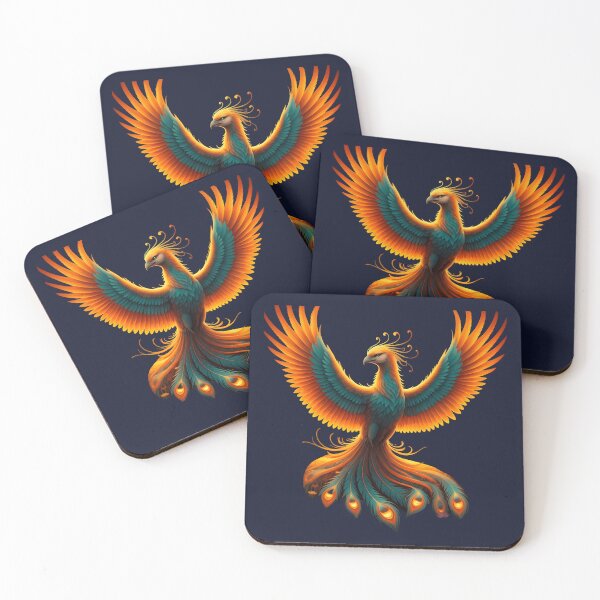 Item preview, Phoenix Rising - A Vibrant Symbol of Rebirth designed and sold by Dakson Design - Fantasy Art.