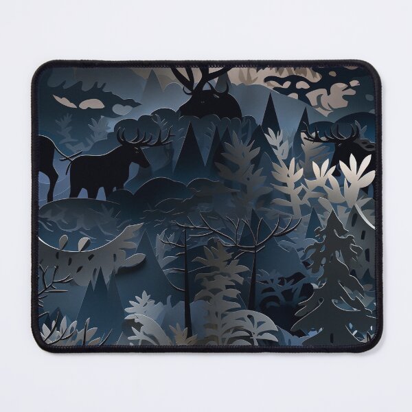 Item preview, Animals in forest at night decoupage designed and sold by OliverDean75.