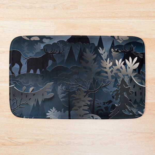 Item preview, Animals in forest at night decoupage designed and sold by OliverDean75.