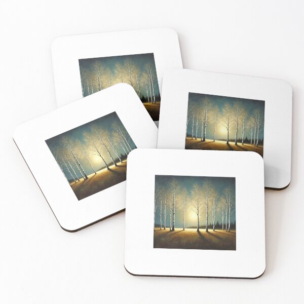 Item preview, Moonlit trees designed and sold by Brush&Hue.