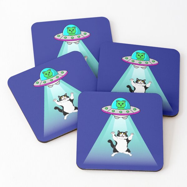Item preview, cat abduction designed and sold by Purrs & Snuggles Designs.
