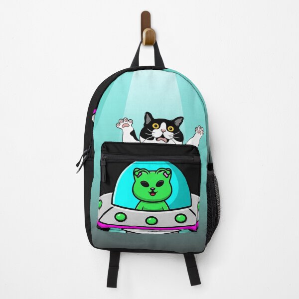 Item preview, cat abduction designed and sold by Purrs & Snuggles Designs.