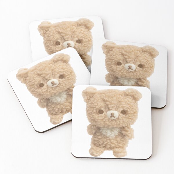 Item preview, Curly haired Rilakkuma teddy bear plushie  designed and sold by Shadiyuu.