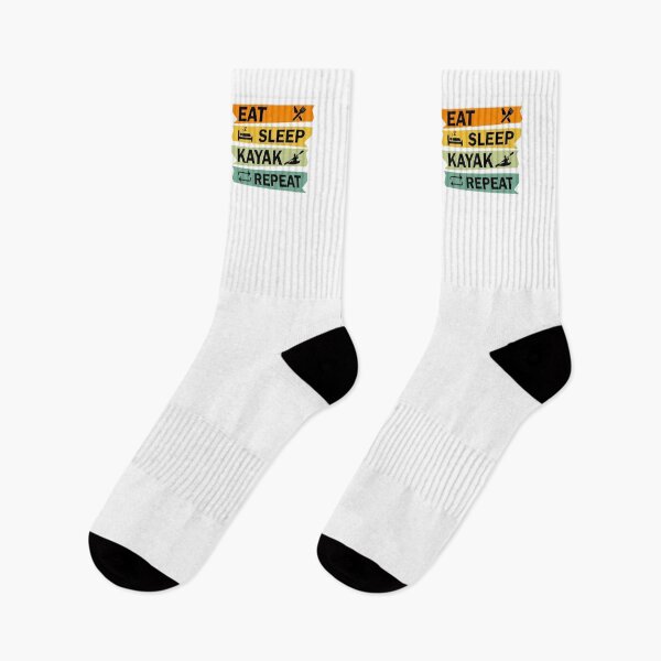 Item preview, Eat Sleep Kayak Repeat, Gift for Kayakers, kayaking design designed and sold by DesignHouse07.