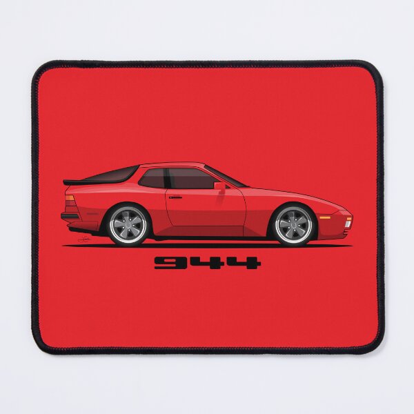 Item preview, Porsche 944 turbo retro Guards Red Illustration designed and sold by blackdogshop.