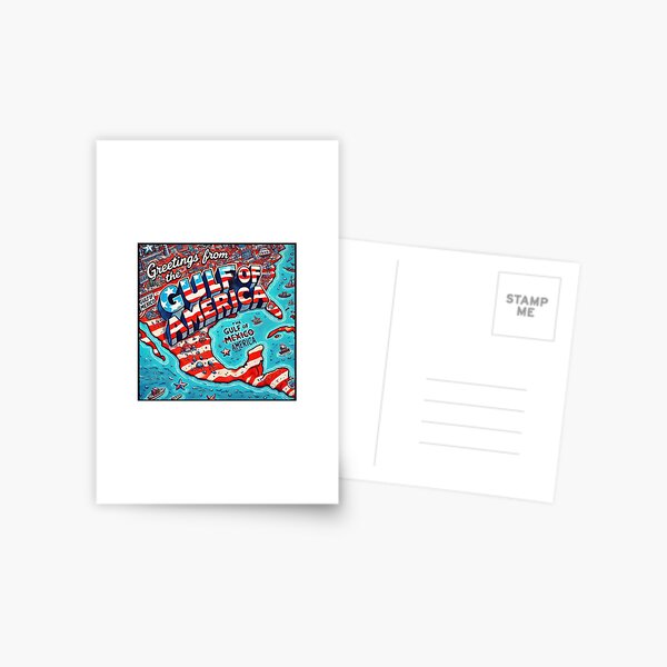 Item preview, Greetings from the Gulf of America designed and sold by LightningJelly.