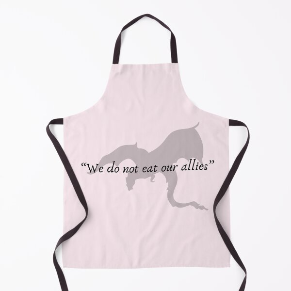 Item preview, Iron Flame Book Quote "We do not eat our allies." Tairn quote Fourth Wing designed and sold by Neadoodles.