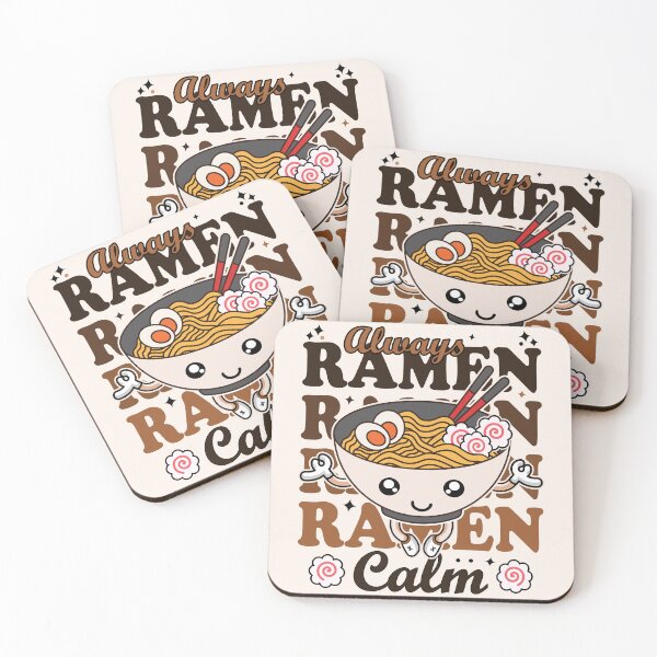 Item preview, Always Ramen Calm | Cute and Funny Meditating Ramen Noodles  designed and sold by PearlMoonGrapes.