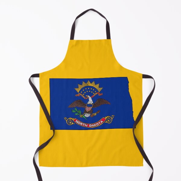 Item preview, North Dakota Map With North Dakota State Flag designed and sold by Havocgirl.