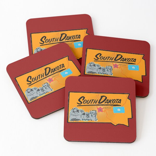 Item preview, South Dakota Tourist Map designed and sold by Havocgirl.