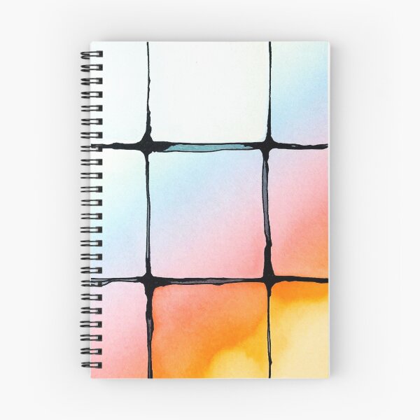 Item preview, Colorful Grid Watercolor Abstract Art designed and sold by ChrisButler.