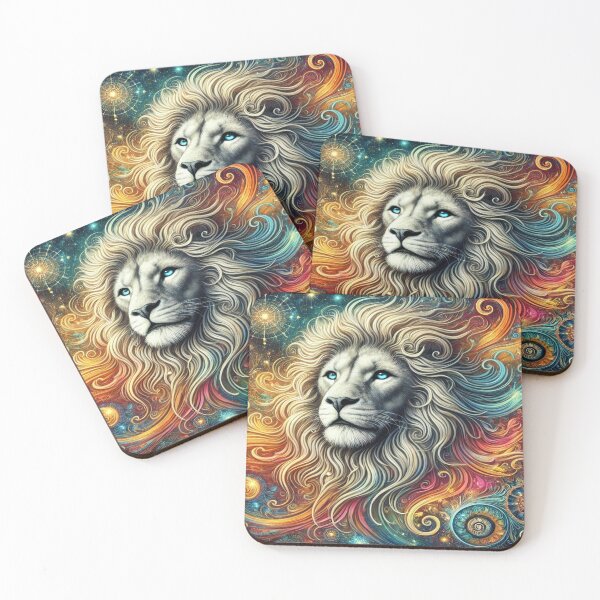 Item preview, New Cosmic Lion print designed and sold by HfcART81.