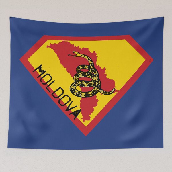 Item preview, MOLDOVA SHIELD - Freedom Is The Superpower -  Gadsden Snake Flag - Dont Tread On Me SUPERHERO spellout design designed and sold by pelagio.