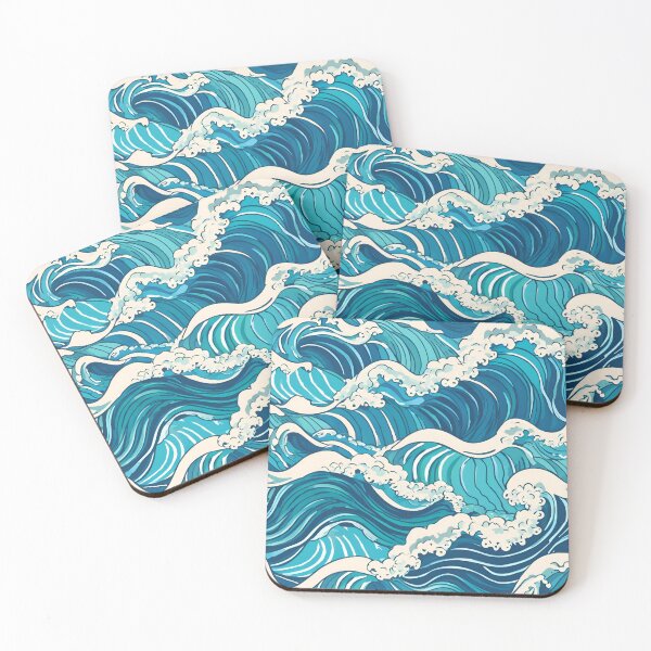 Item preview, Whispers of the Ocean: Blue Waves designed and sold by EverbrightCo.