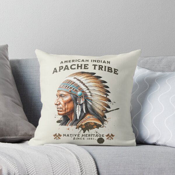 Item preview, A Vintage Illustration American Indian, Apache Tribe designed and sold by Mariana Piana.