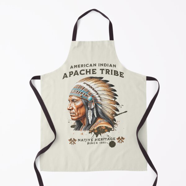 Item preview, A Vintage Illustration American Indian, Apache Tribe designed and sold by Mariana Piana.