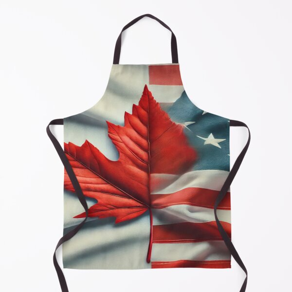 Item preview, Canadian and American Flag designed and sold by BlazingHobo.