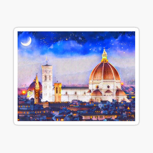 A Night in Florence Sticker