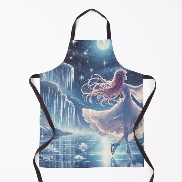 Item preview, Ice dancer under the moon and stars designed and sold by DreamKanvas.