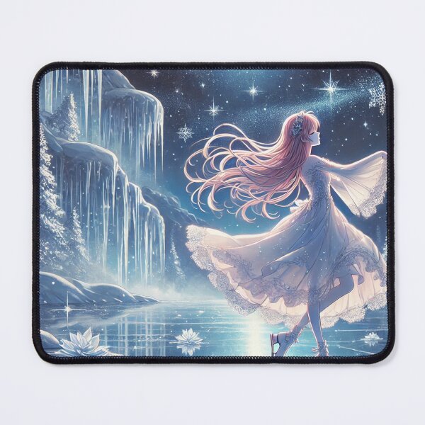Item preview, Ice dancer under the moon and stars designed and sold by DreamKanvas.
