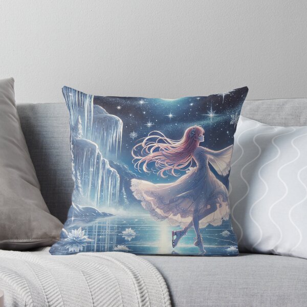 Item preview, Ice dancer under the moon and stars designed and sold by DreamKanvas.