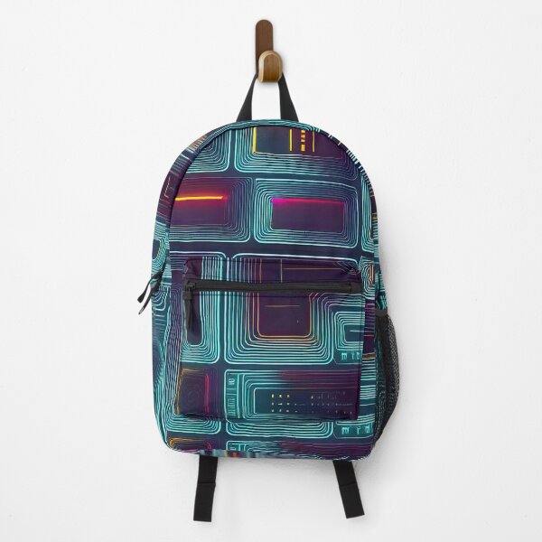 Item preview, Futuristic Rounded Rectangles Pattern designed and sold by LivelaStudio.